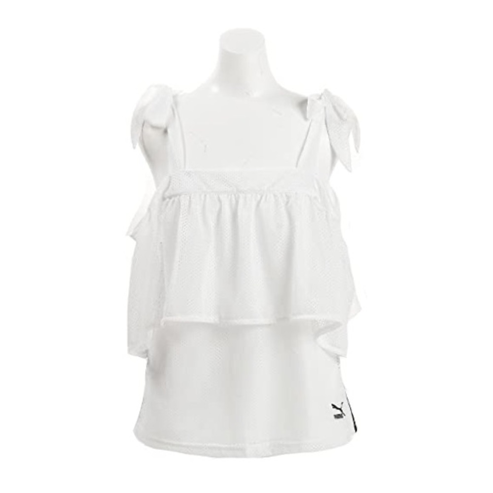 Puma Xtreme Off-The-Shoulder Mesh Top